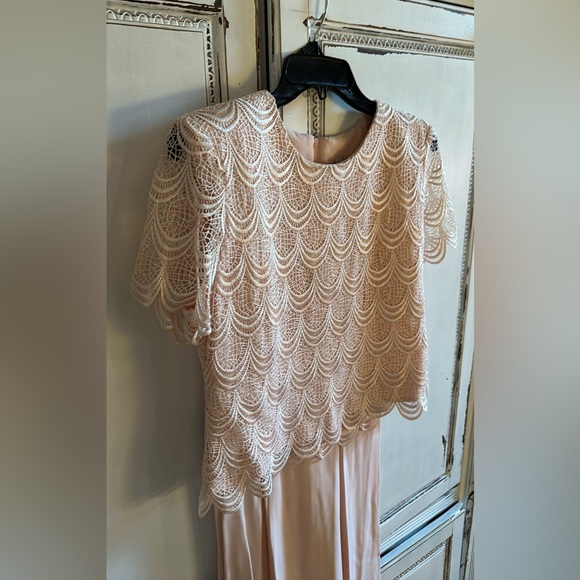 025: Vintage 1980s two-piece S.L. fashions light pink size 6P outfit - Picture 3 of 4